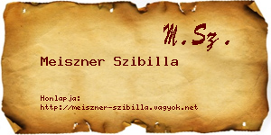 Meiszner Szibilla névjegykártya